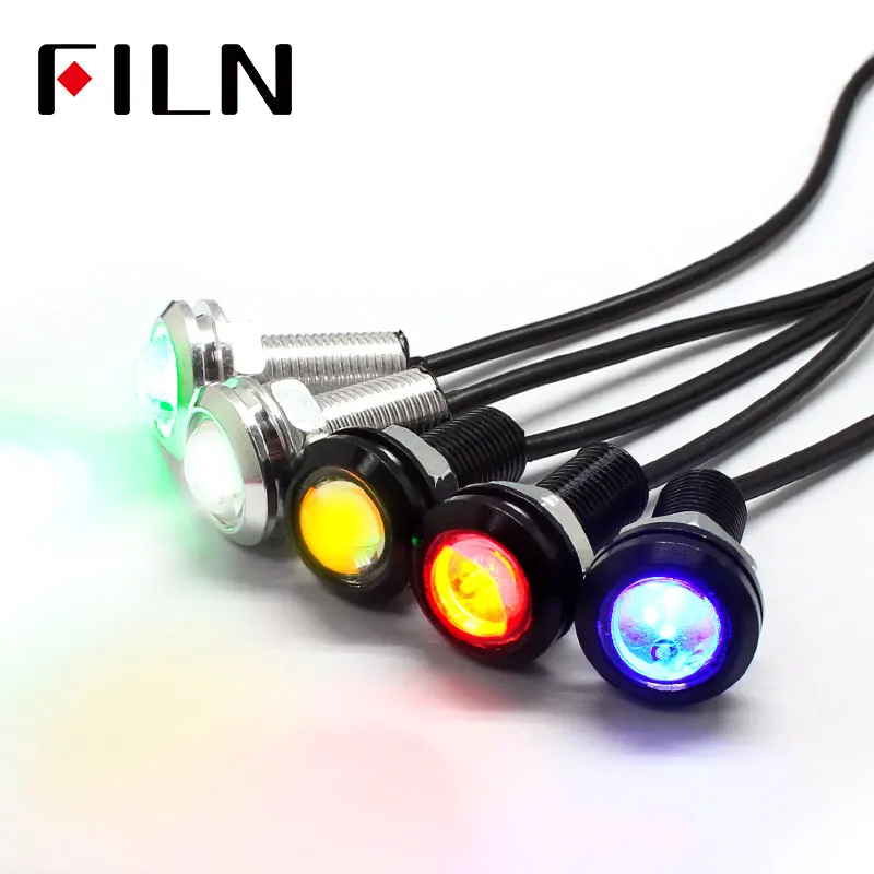 10mm Car LED Bulb COB Turn Signal Fog Daytime Running DRL 12V HeadLight Reverse Light Parking Auto Lamp 18MM 1.5W Super Bright