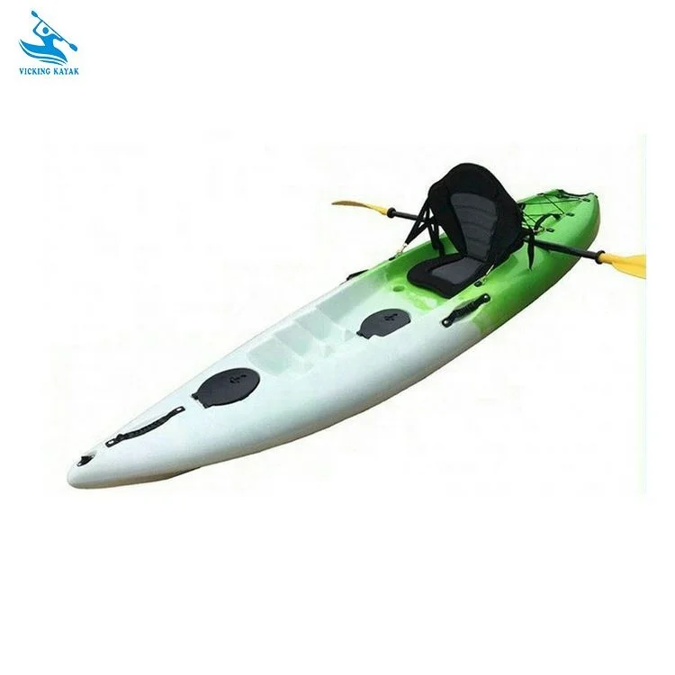 Wholesale Made In China Cheap One Person Sit on Top Ocean Canoe Fishing Kayak