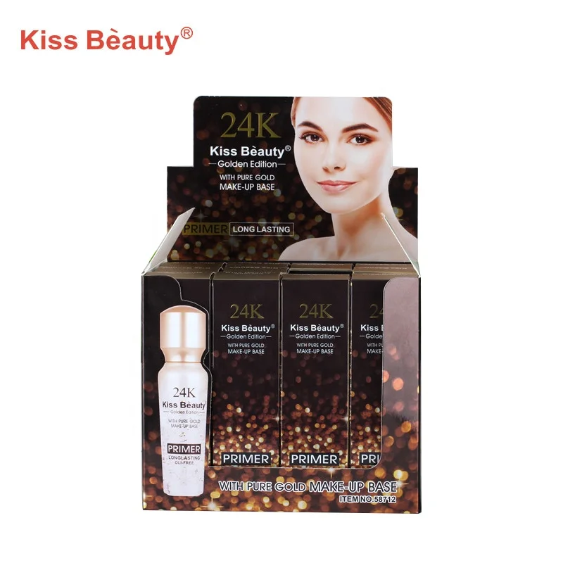 
Wholesale private label 24K Gold Edition make up base prim with pure 