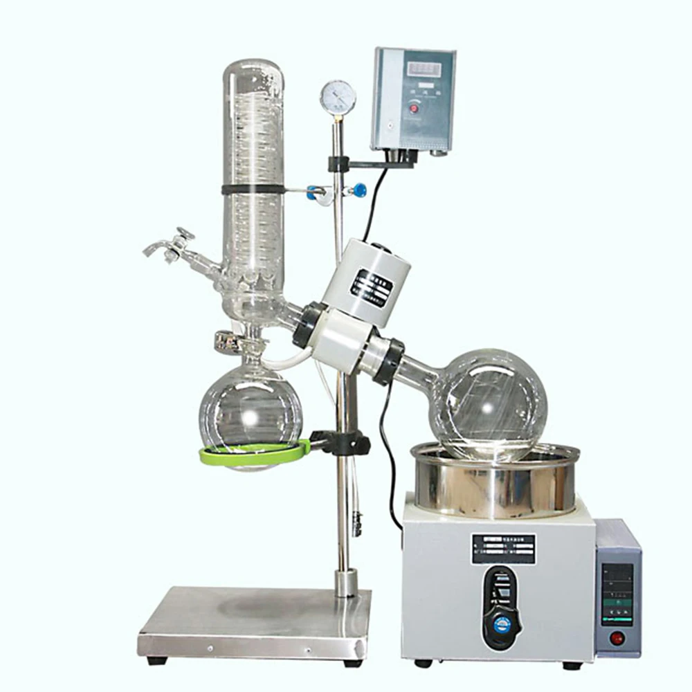 Китай Заводская цена маленькая лаборатория роторный вакуумный стеклянный роторный испаритель