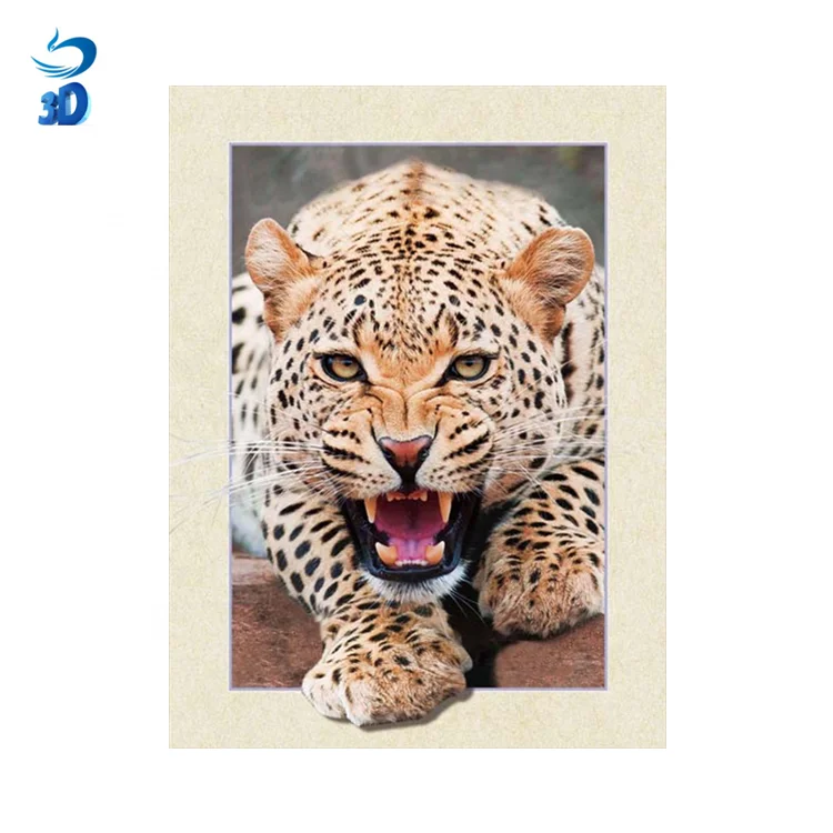  2019 новый дизайн линзовидная 5d картина тигра