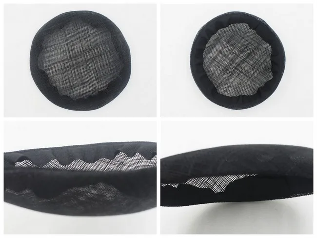 14*14cm Sinamay Round Base Millinery Base Hat Form For Making Women Fascinator Hat Headpiece Headwear