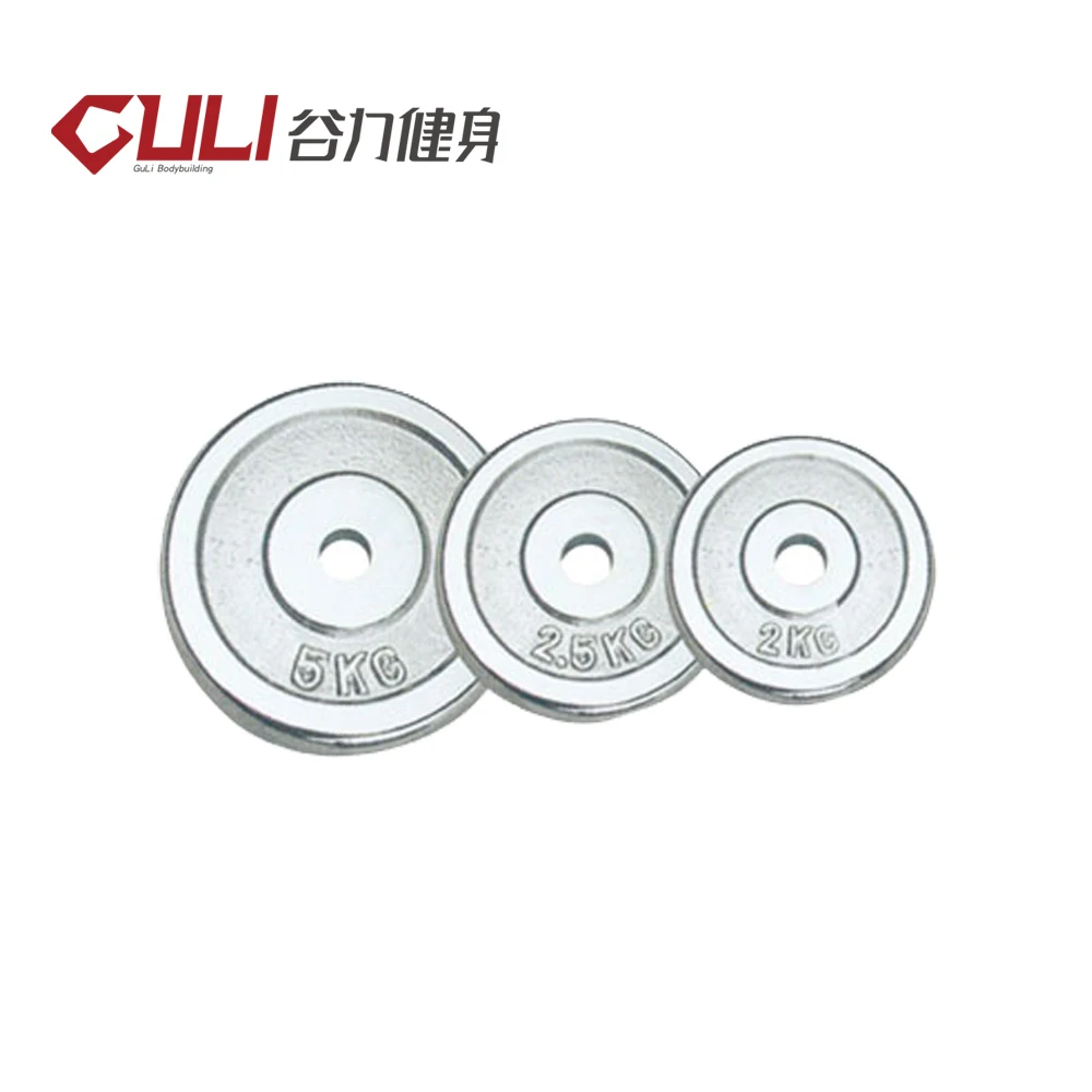 Хромированная Обычная чугунная литая весовая пластина