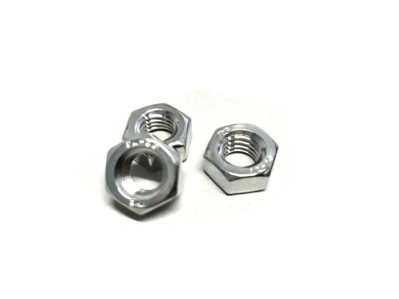 
DIN934 stainless steel hex nuts 304 Hexagon Nuts With Metric Coarse And Fine Pitch thread,M1.6 M12 