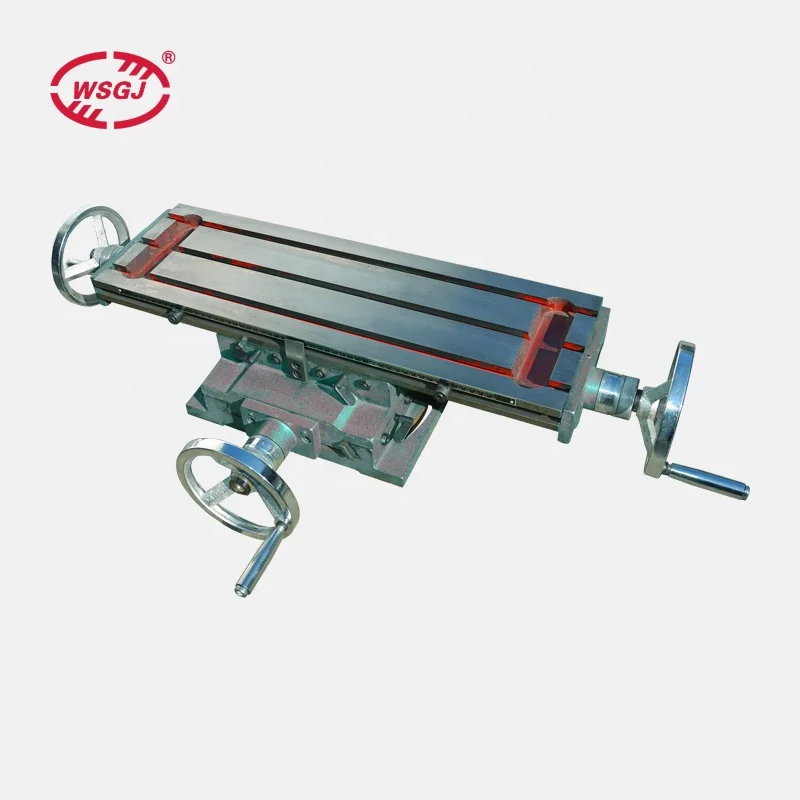 
Cast iron dovetail guides two axis xy cross manual slide table for milling and drilling machine 