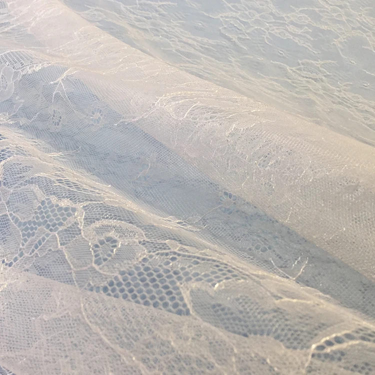 YZ209 Princess elegant style fashion dress bridal chantilly lace fabric wholesale