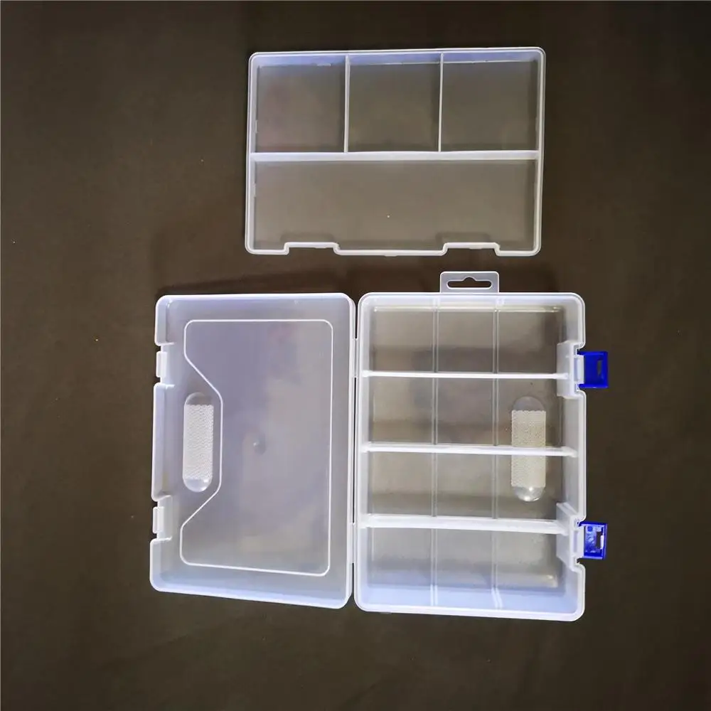 Double layer 8 detachable compartments plastic storage box