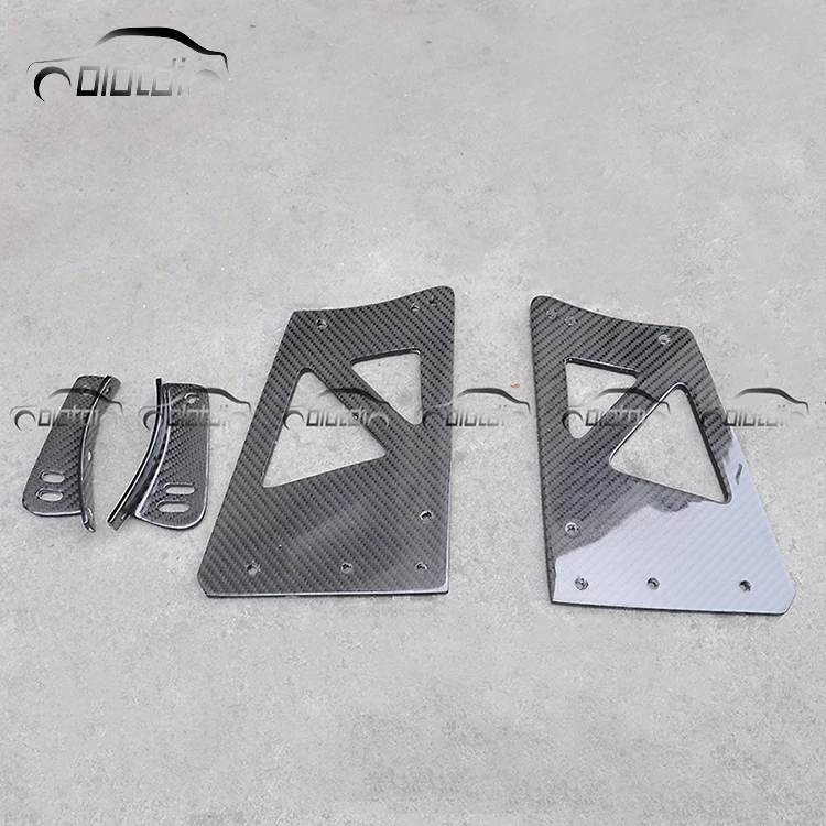 MG Style Carbon Fiber Boot Lip Rear Trunk Wing Ducktail High Kick Spoiler Lip for Honda Civic 8th FD2R