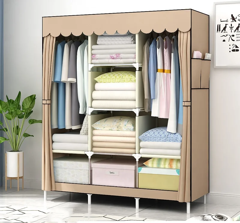 
King size 130*45*170cm non-woven foldable wardrobe 