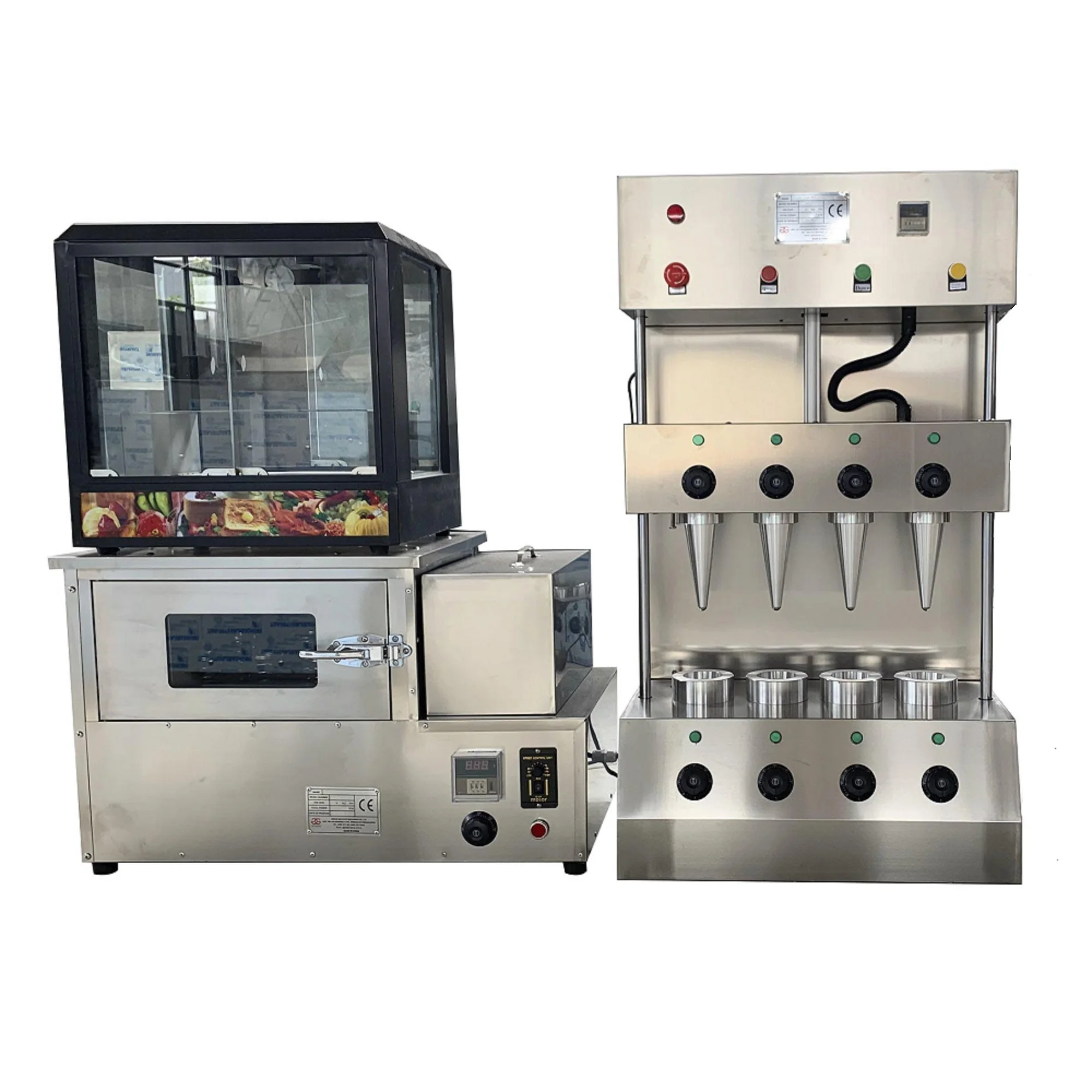 Factory price easy operate cone Pizza snack machine