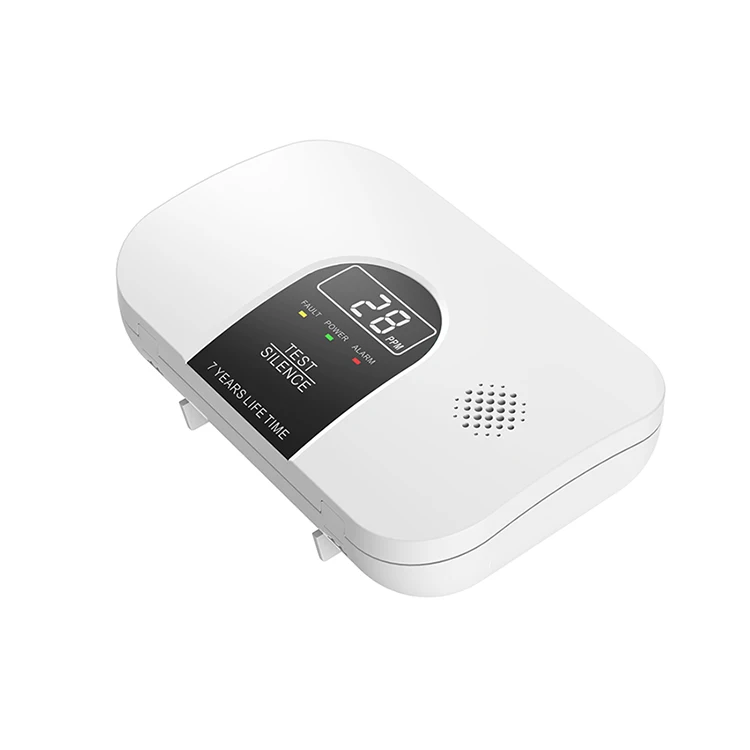 Manufacture INTERTEK State of the art technology LCD screen co detector carbon monoxide alarm