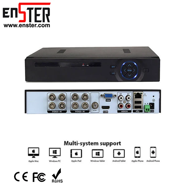 H.264 цифровой сети системы безопасности HD DVR Руководство 1080 P hd камеры видеонаблюдения с DVR 8 канал oem