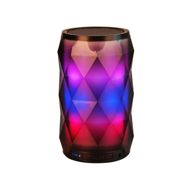 LED BT Portable Colorful RGB Night Light Wireless Bluetooth Speaker