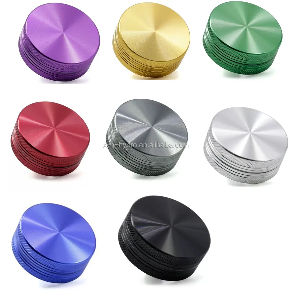 
2Parts Amazon Best Selling Smoking Accessories Aluminum weed tobacco grinder 