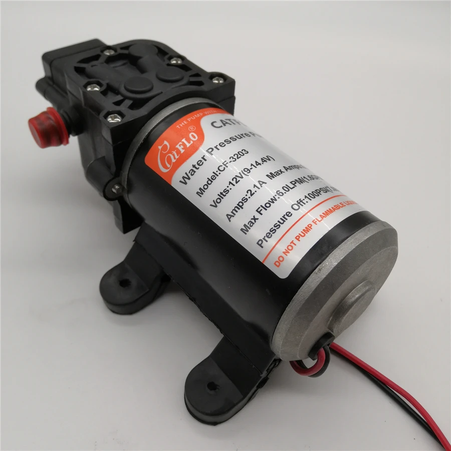 
12V 24V mini diaphragm pump Used for Car Washer Sprayer agricultural irrigation 