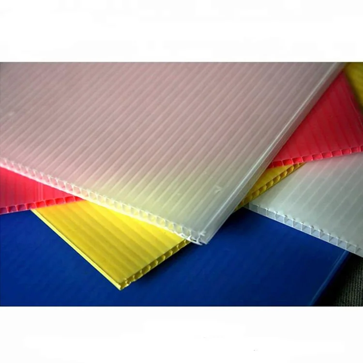 2-12Mm Colored Plastic Corrugated Divider Sheet Soundproof Corrugated Plastic Sheet Plastic Corrugated Sheet