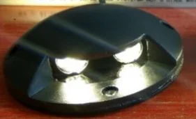 2w single/One  side light warm white surface mounted step wall light garden lamp