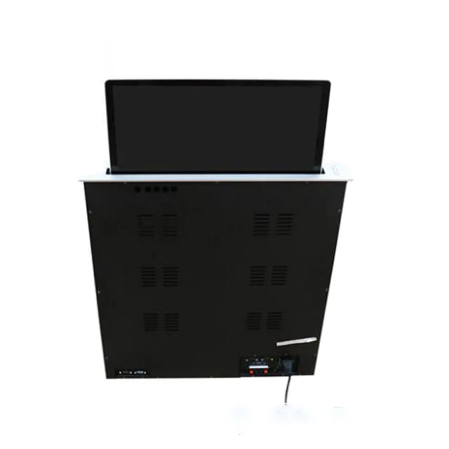 Выдвижной pop up ЖК дисплей ТВ моторизованный компьютер мониторы лифт для конференции Таблица