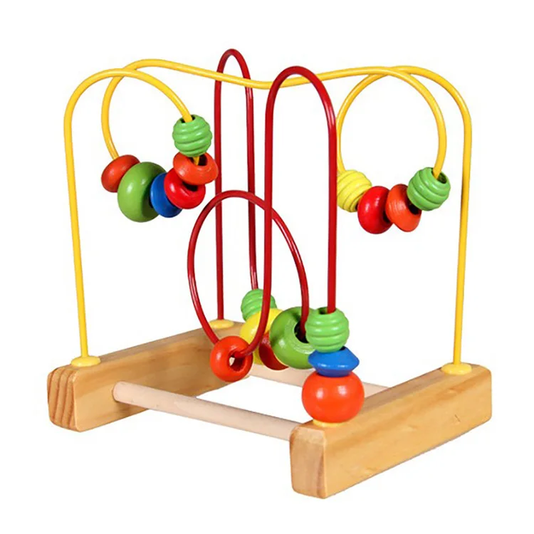 Оптовая продажа игрушка для снятия стресса 3d пазл арифметики learninwooden развивающая круглые бусина игры деревянные развивающие игрушки детей и