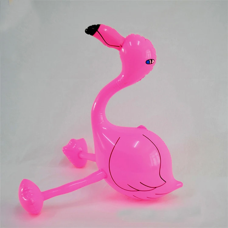 
Large 60cm Pink Inflatable Flamingo Standing Shape Swimming Pool Water Toy for Kids Adult  (62082338989)