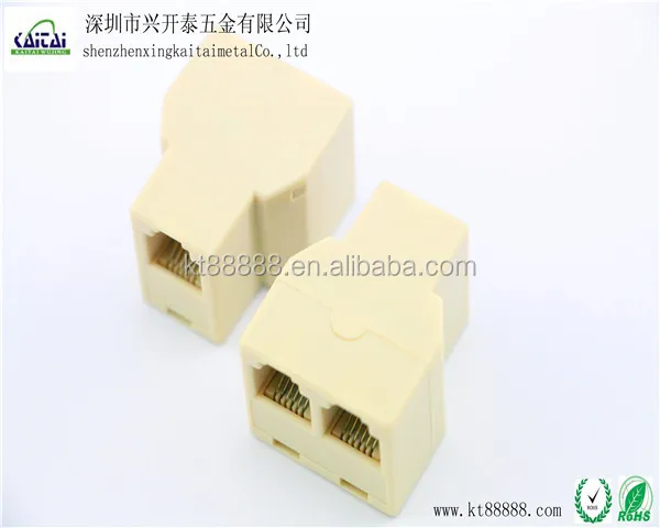 Адаптер/8Pin RJ45 3 вместить женщин сетевой разветвитель
