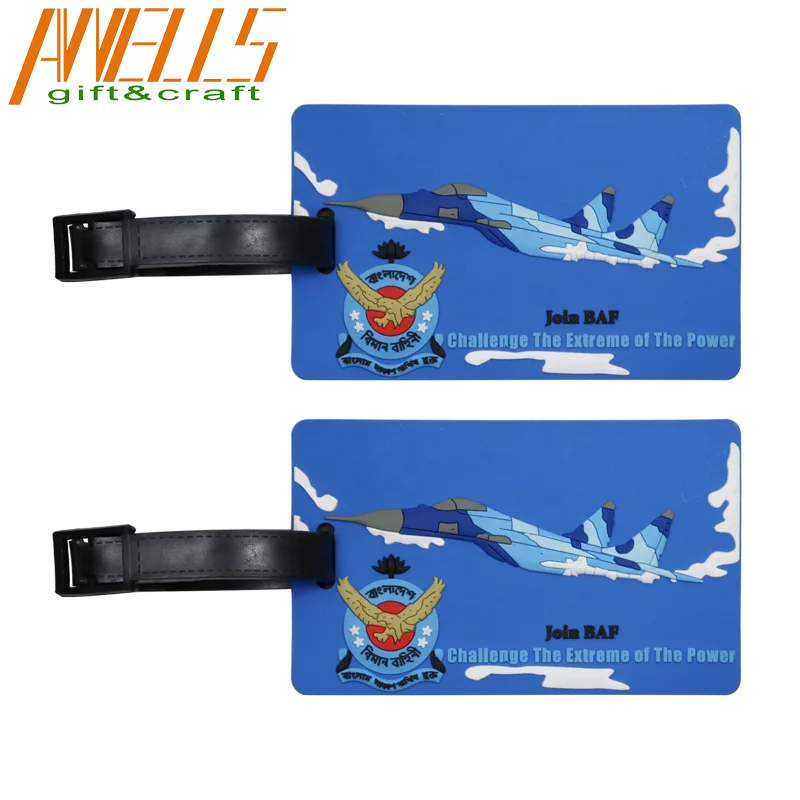 PVC Travel Luggage Bag Tag Plastic Suitcase Baggage Office Name Address ID Label