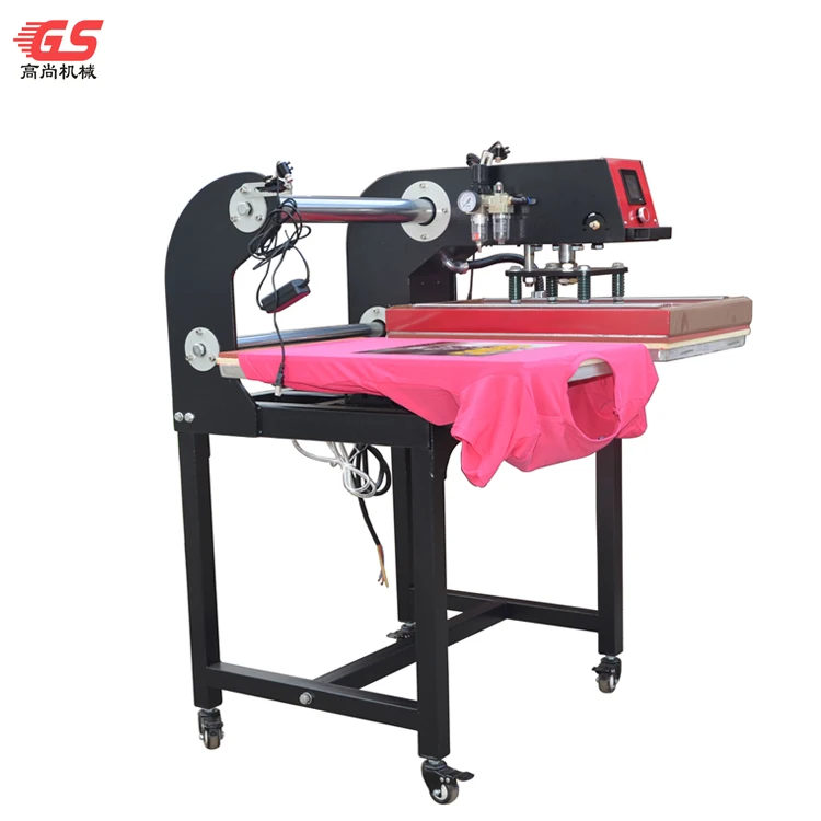 Нет минимальный объем заказа Лазерная позиционирование два боковых стола черная футболка термосублимационная печать машина