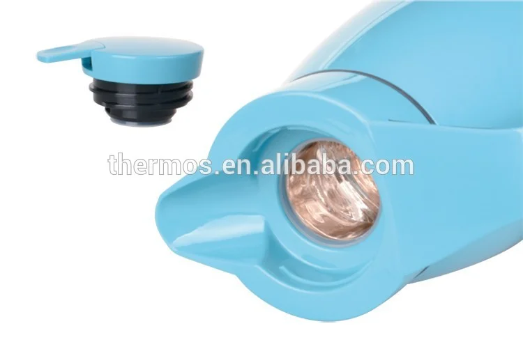 Wholesale PP plastic body 1000ml vacuum tea pot glass refill liner thermos coffee pot