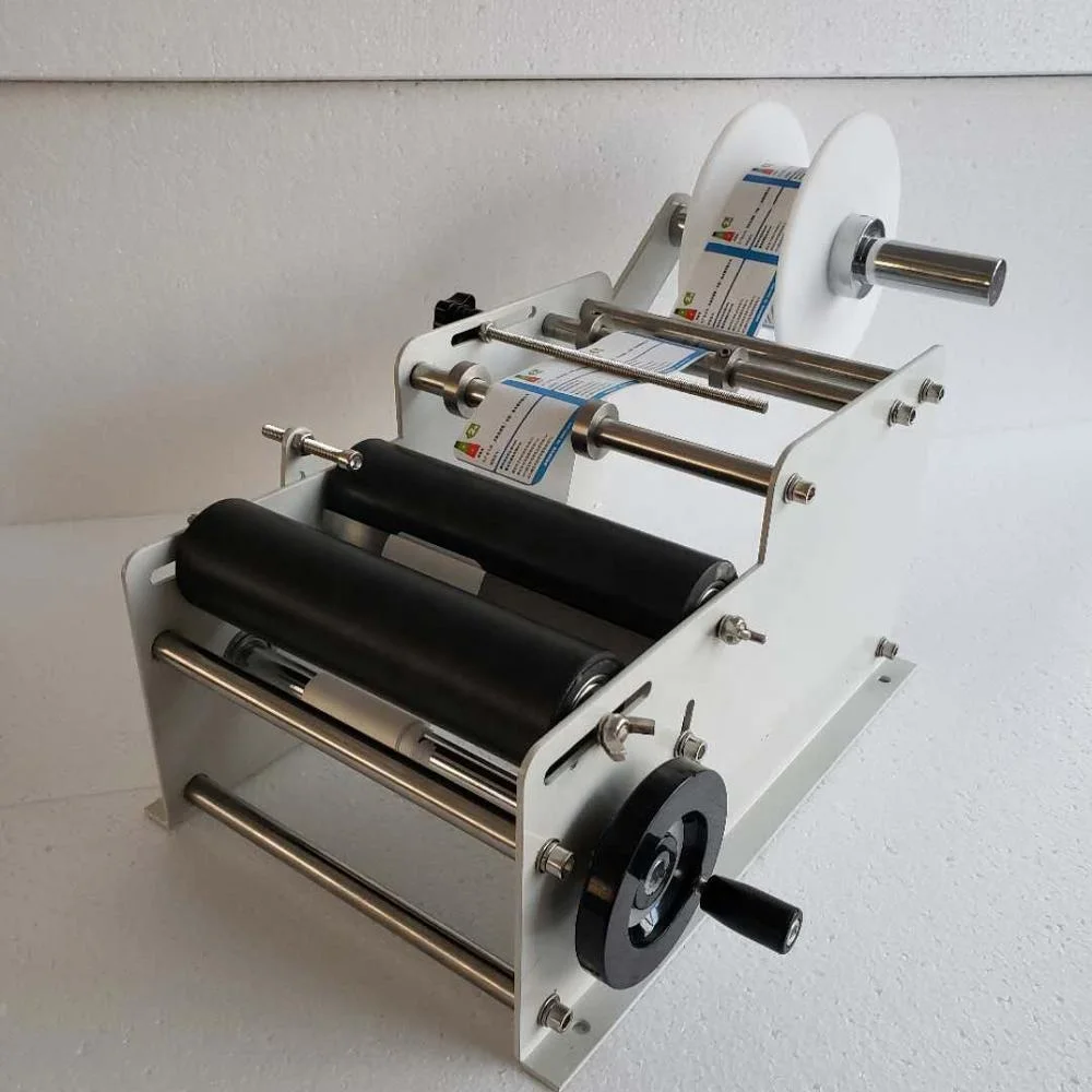 Ytk-L100 Manual Label Shrinking Sleeve Label Round Bottle Adhesive Sticker Manual labeling machine