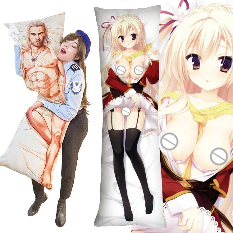 Лидер продаж дешевые dakimakura оригинальный дизайн 3d печать Обнаженная аниме наволочка рисунок на заказ