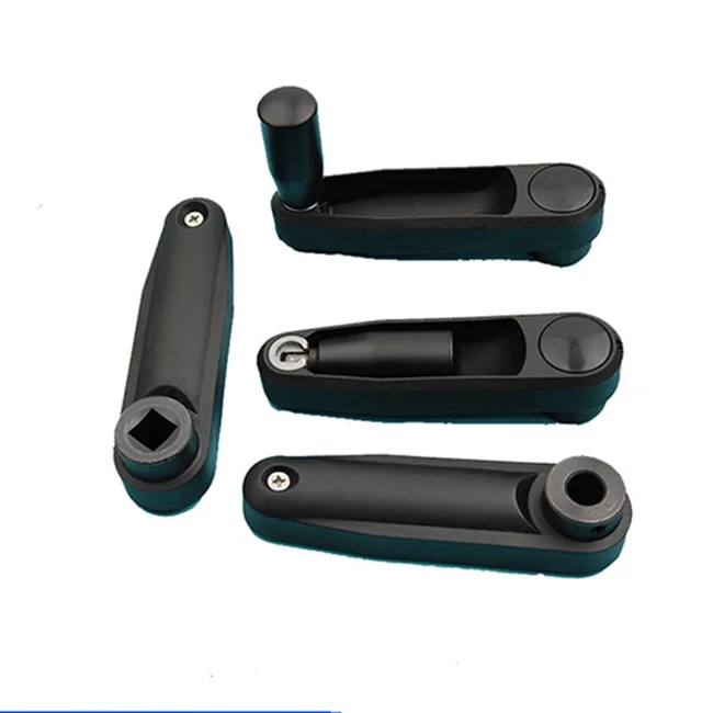 M10 Mounted Hole Rotatable Black Plastic Machinery Lever Handle