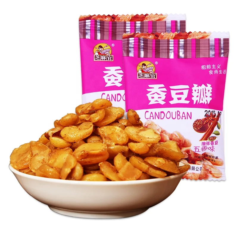 
Wholesale 300g Spicy Healthy Chinese Fried Salted Broad Bean Snacks 