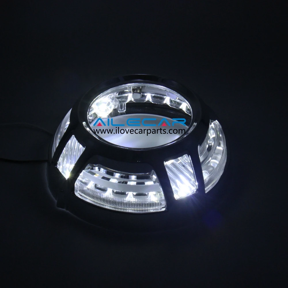 AUTO DRL 3.0 inch Q5 projector lens cover/ panamera shrouds 2.0 /big size shrouds