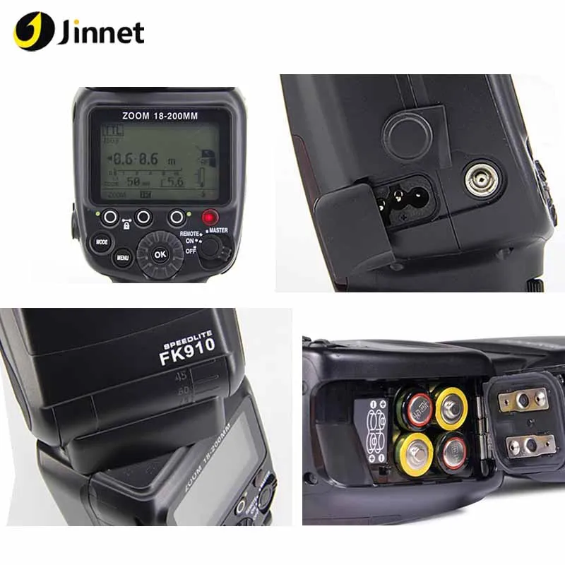 Jinnet для Nikon D3400 E-TTL вспышка для камеры SLR Speedlight KF910