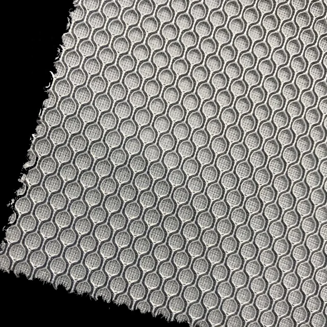 Tessuto Di Maglia Di Aria Polyester Air Mesh Sandwich Dyed Knitted Fabric