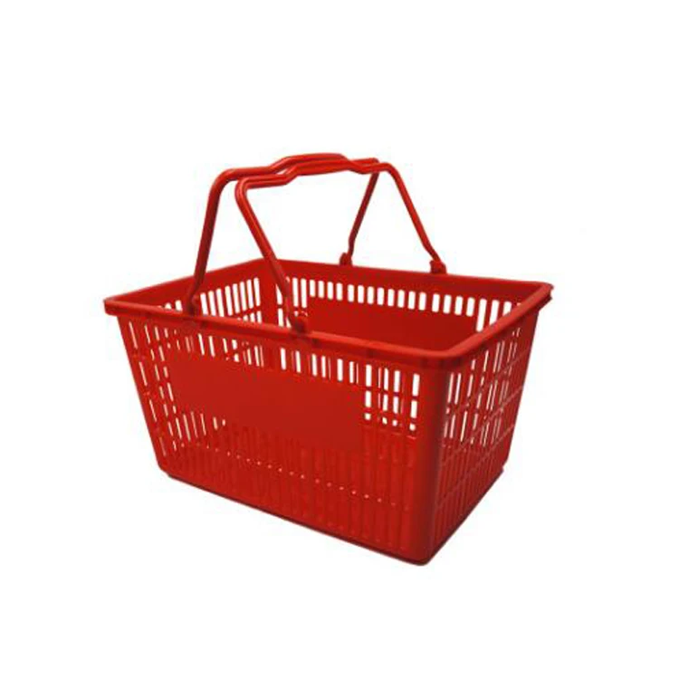 Китайский производитель супермаркета пластиковая корзина для покупок хранения