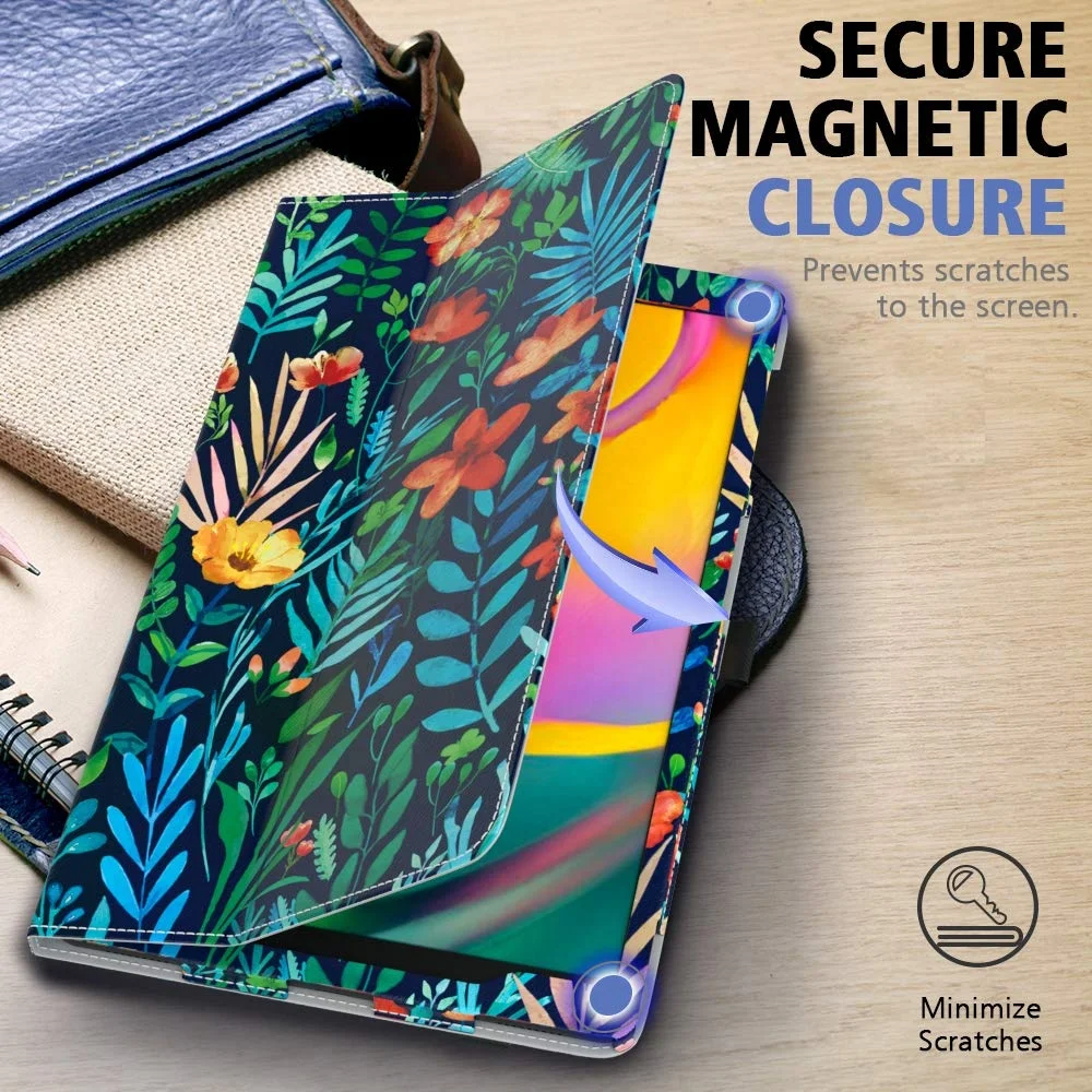 Моко тонкий складной чехол-подставка для Samsung Galaxy Tab A 10,1 дюймов SM-T510/SM-T515 2019 выпуска планшеты