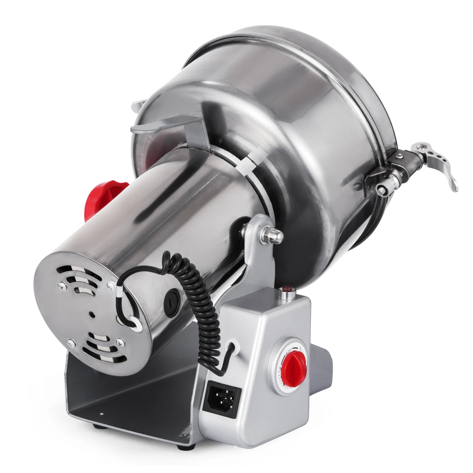 2000g Grain Grinder Mill Powder Machine Swing Type Commercial Electric Grain Mill Grinder for Herb Pulverizer Food Grade Stainle