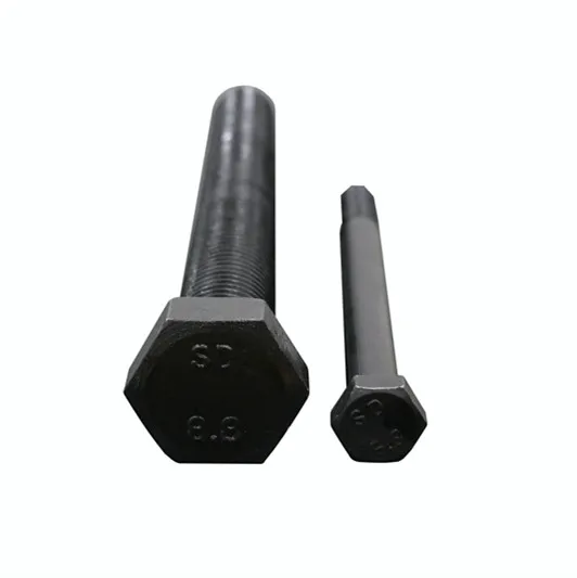 Black bolt grade 8.8 DIN 931&DIN 933 hex bolt nuts bolts screws washers