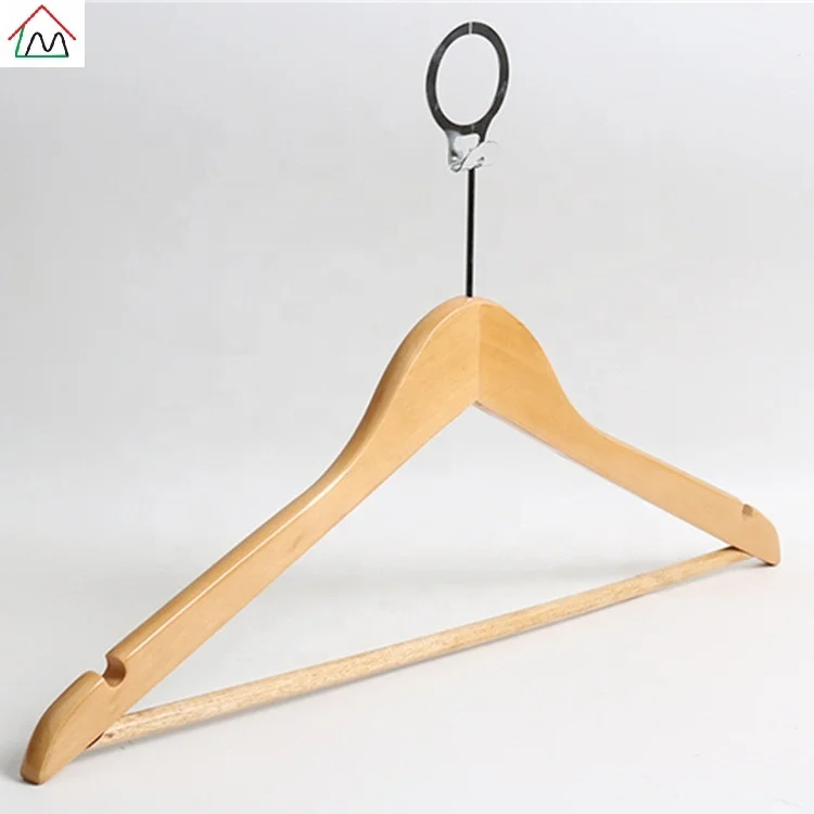 LMH6600 Hot Sale Hotel Anti-theft Hangers Clothes Wooden Hangers