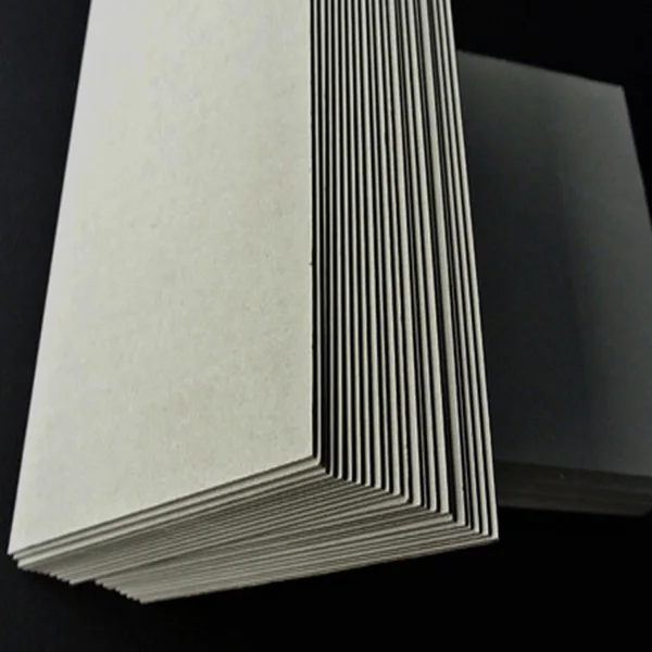 Smooth grey chipboard 1.2mm thickness paper board in sheets