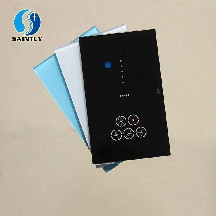 Wifi tempered switch control custom touch screen panel glass