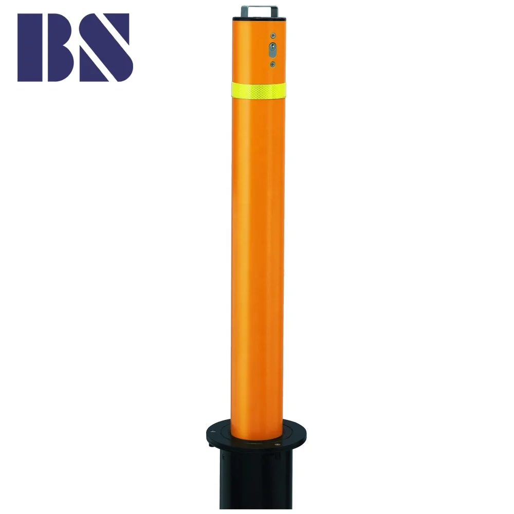 Manual Retractable Bollard Price Parking Post Security Bollard Road Barrier Lock 114 900 Mounting Pipe Clamp