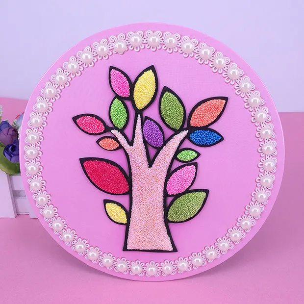 Children educational toy coloring DIY sand art drawing painting set