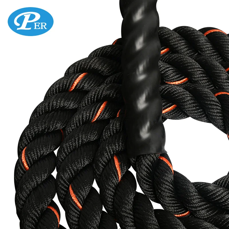 Higher quality cheaper OEM polyester training power battle rope