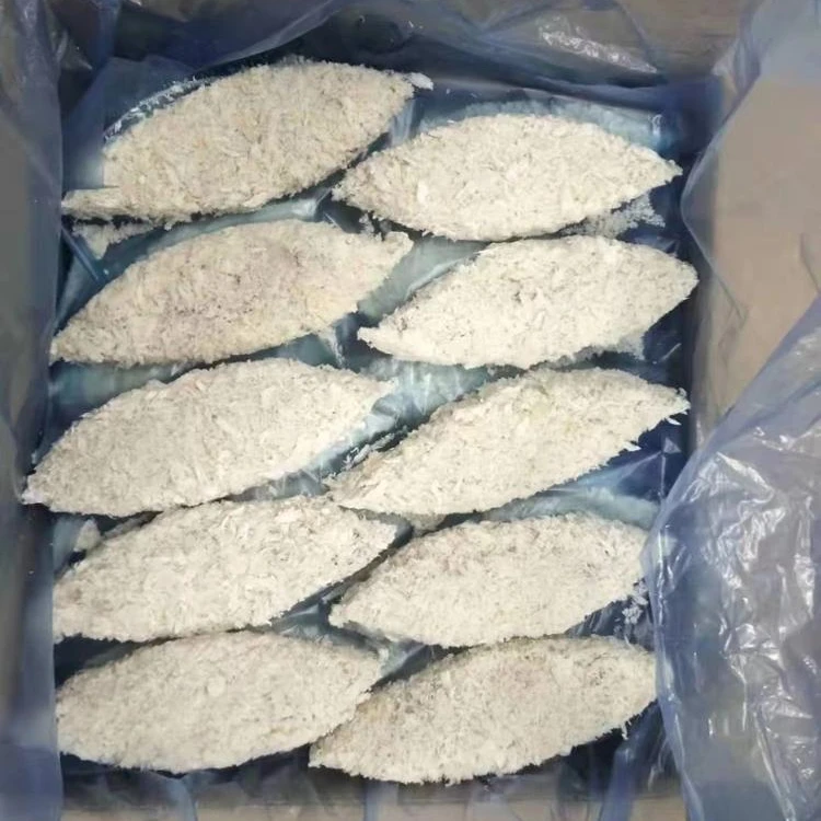 Cooking frozen seafood powder cod fish fillet