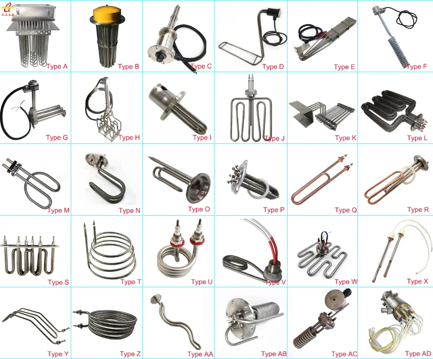 stainless steel electric tubular water heater heating element for uzbekistan