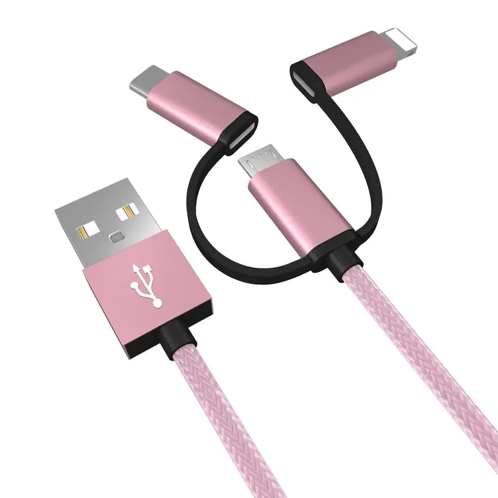 Usb кабель быстрая 3в1 зарядка конфеты кабель для передачи данных
