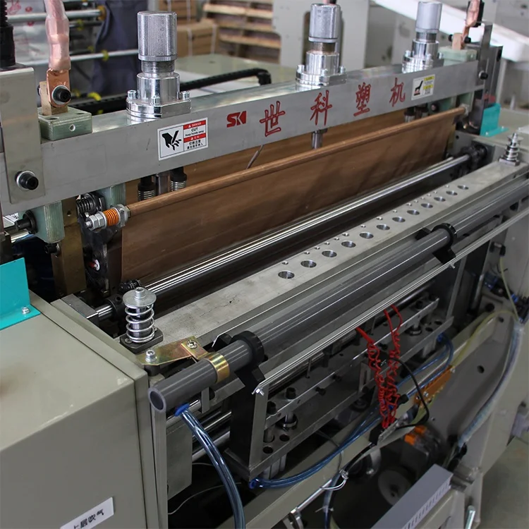 
PE Sack Making Machine With Hot Sealing And Cutting 