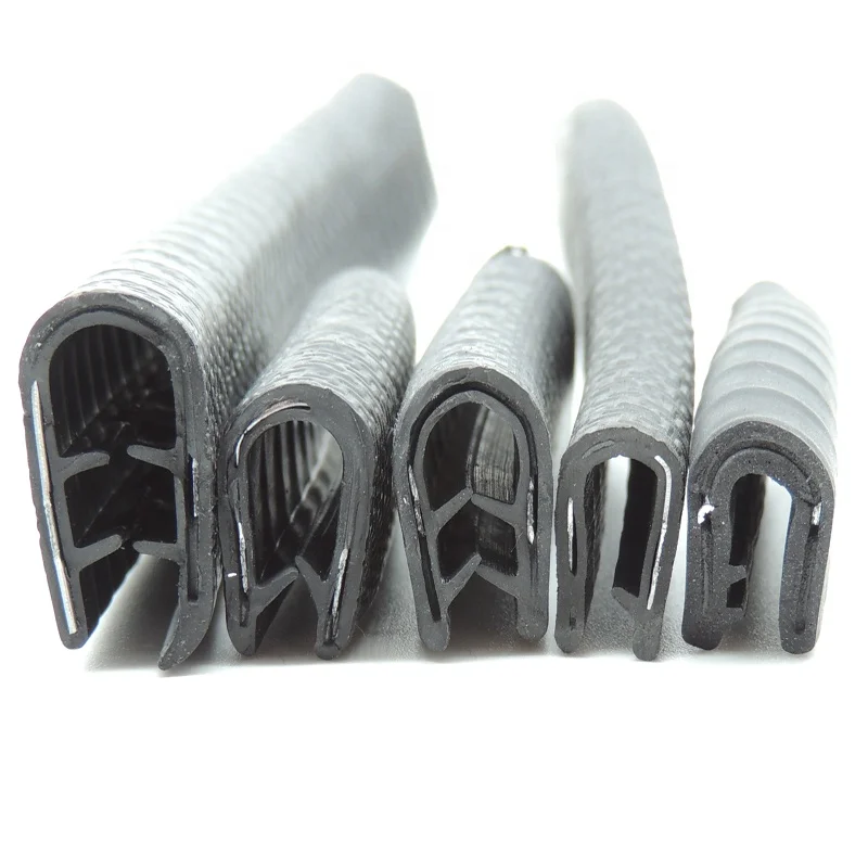 epdm pvc  extrusion rubber edge guard strip,edge guard rubber seal